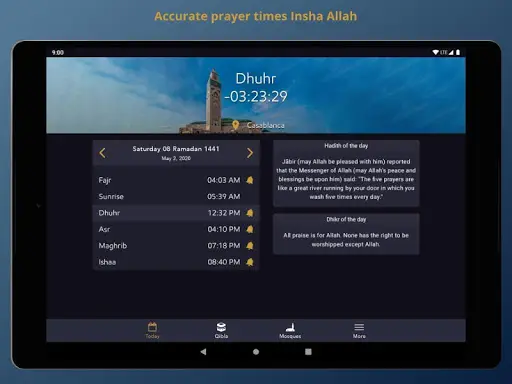 Salaat First: Prayer Times — 9