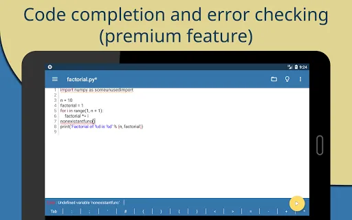 Pydroid 3 - IDE for Python 3 — 12