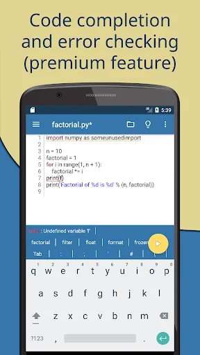Pydroid 3 - IDE for Python 3 — 5